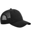 BB644R B644R Beechfield Technical Mesh Trucker Cap Black / Black colour image